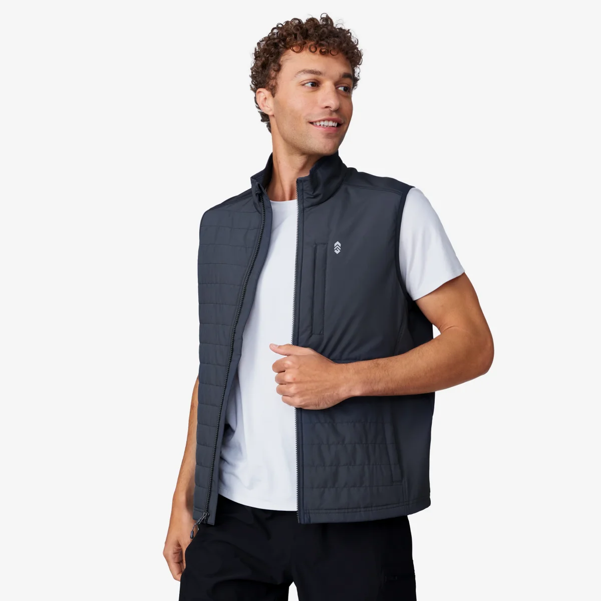 Men's High Stretch Full Zip Vest - Image 5