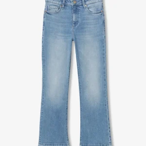 Tiffosi (SS26) ‘Megan_124’ Cropped Flare Jean - Light Wash Denim (TC18)
