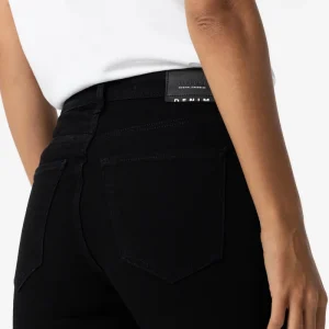 Tiffosi (SS26) Cropped Flare Jeans Megan_57 - Black Denim (TC4)