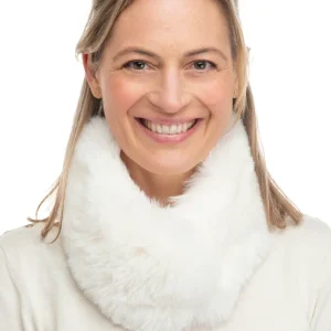 Agala Beige Faux Fur Collar