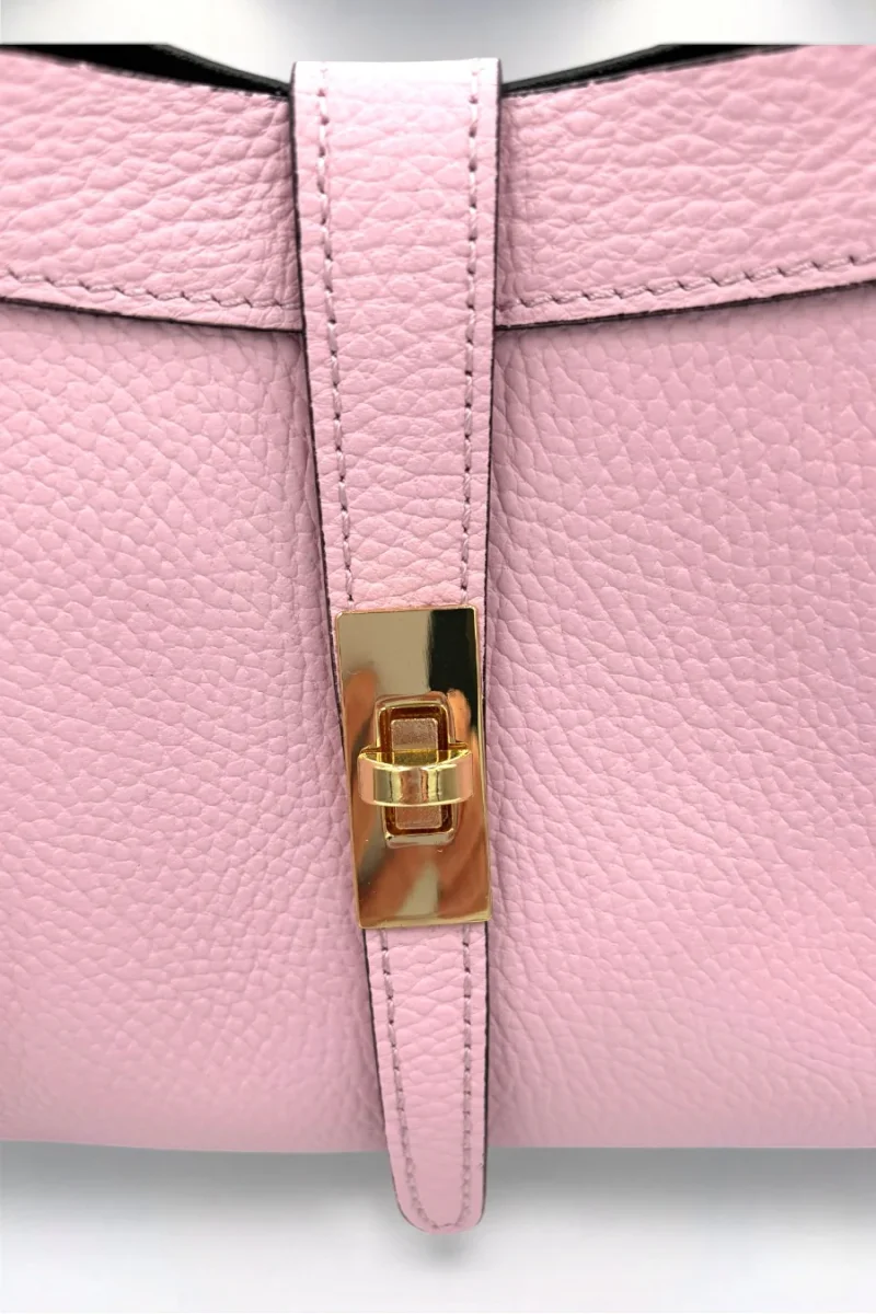 Ambra Italian Leather Blossom Pink - Image 4